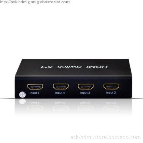 5x1  HDMI Switcher 5 in1 out  Mini support 1080p